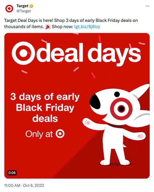 Target black friday on sale